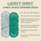 Legit Grit 5 Inch Sand paper Disc, 8-Hole, Mixed Grit - Sample, GRITS: 80/120/150/180/220 2 of each, 10PK LG5-8SAMP1-10 - alternate 5